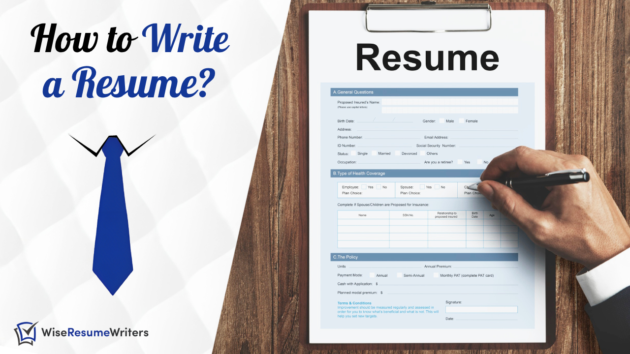 how to write a resume